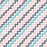 P1452 | Pink Gray Teal Zigzag Pattern Acrylic Sheets