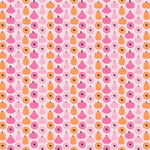 P1310 | Pink Orange Pumpkin 2 Pattern Acrylic Sheets