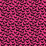 P1305 | Pink & Black Bats Pattern Acrylic Sheets