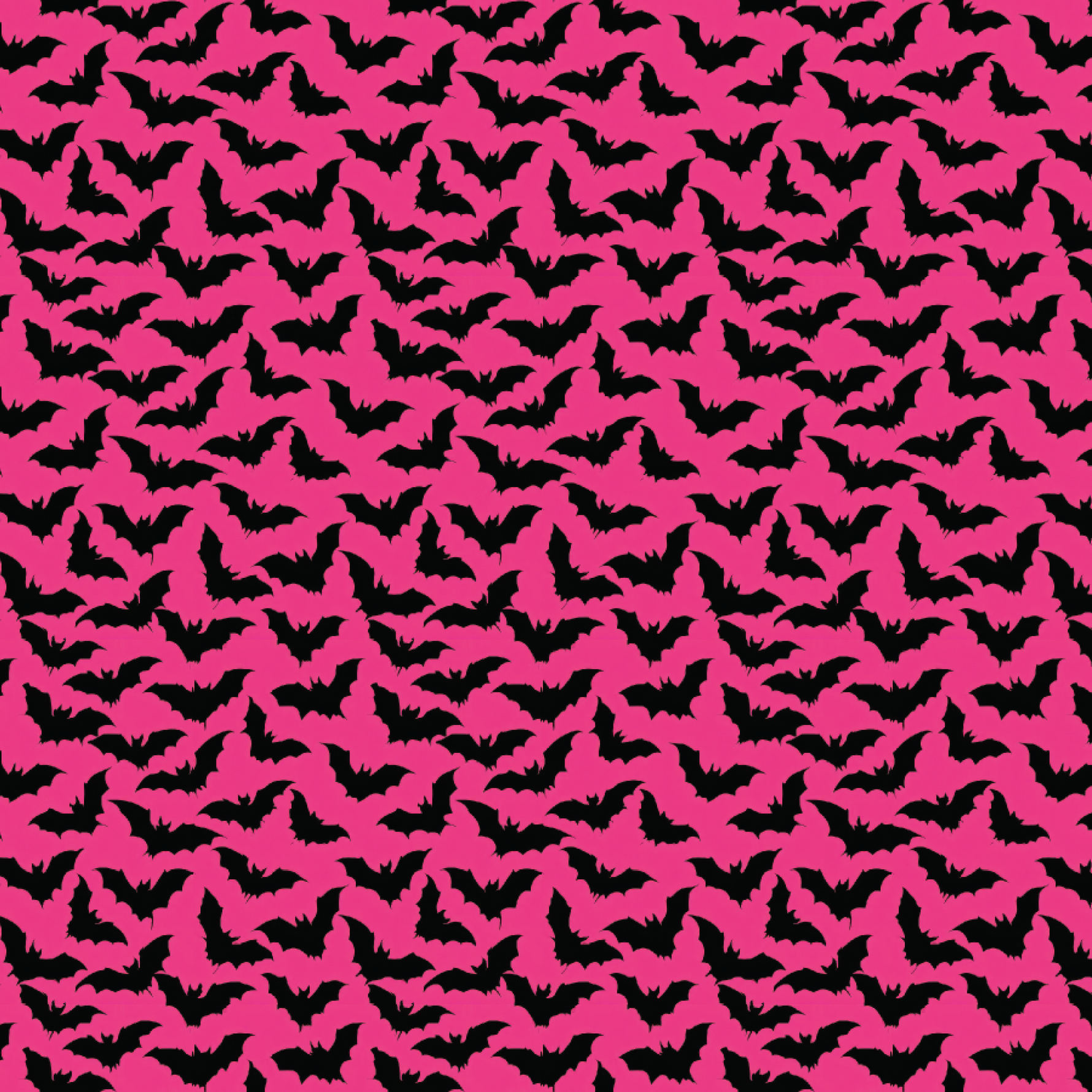 P1305 | Pink & Black Bats Pattern Acrylic Sheets