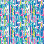 P1455 | Preppy Fish Anchor Pattern Acrylic Sheets