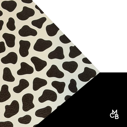 Pattern Leatherette | Cow Print | P0269