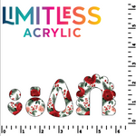 P1464 | Red Flowers Pattern Acrylic Sheets