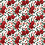 P1464 | Red Flowers Pattern Acrylic Sheets