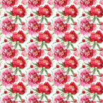 P1468 | Red Watercolor Peony Pattern Acrylic Sheets