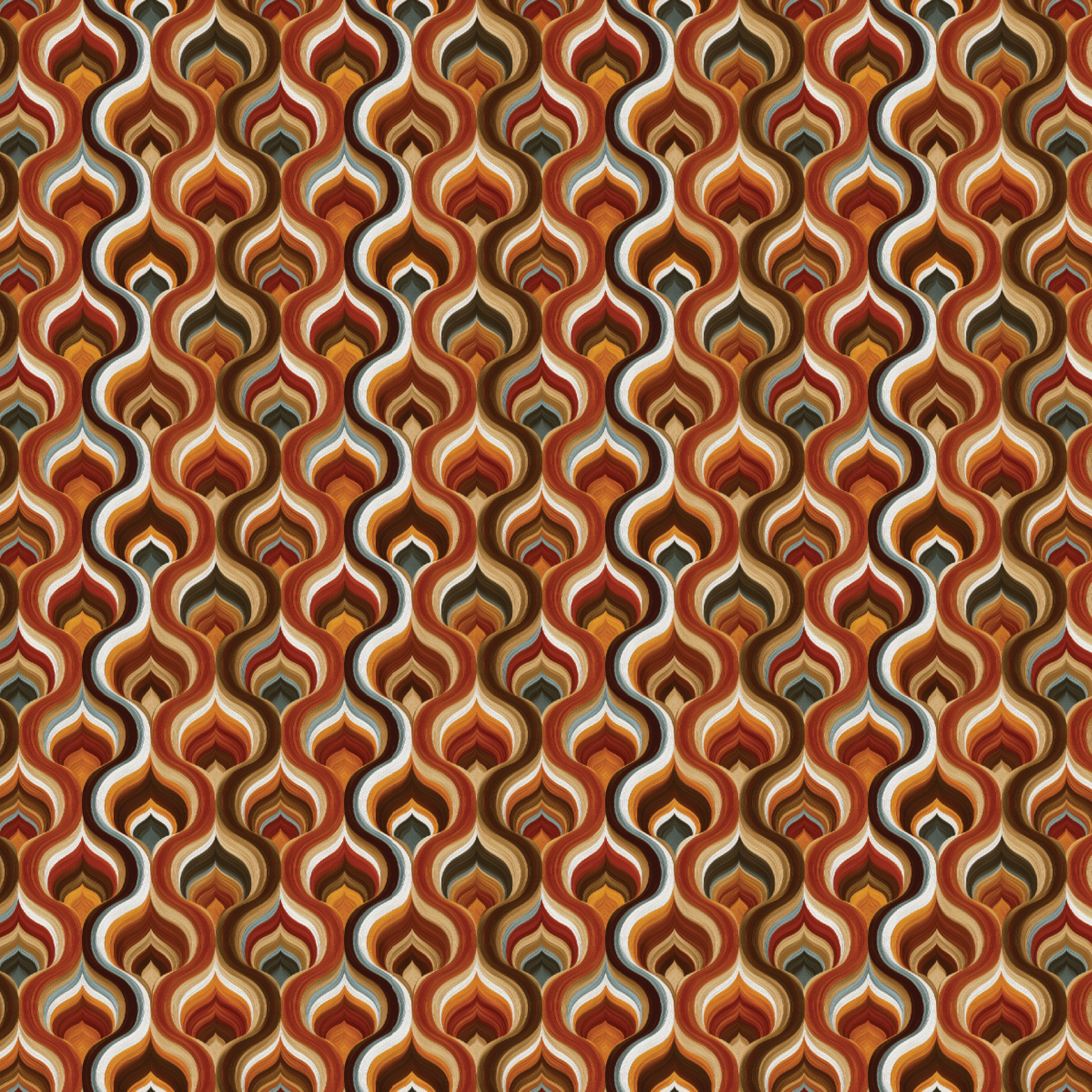 P1264 | Retro Autumn 2 Pattern Acrylic Sheets