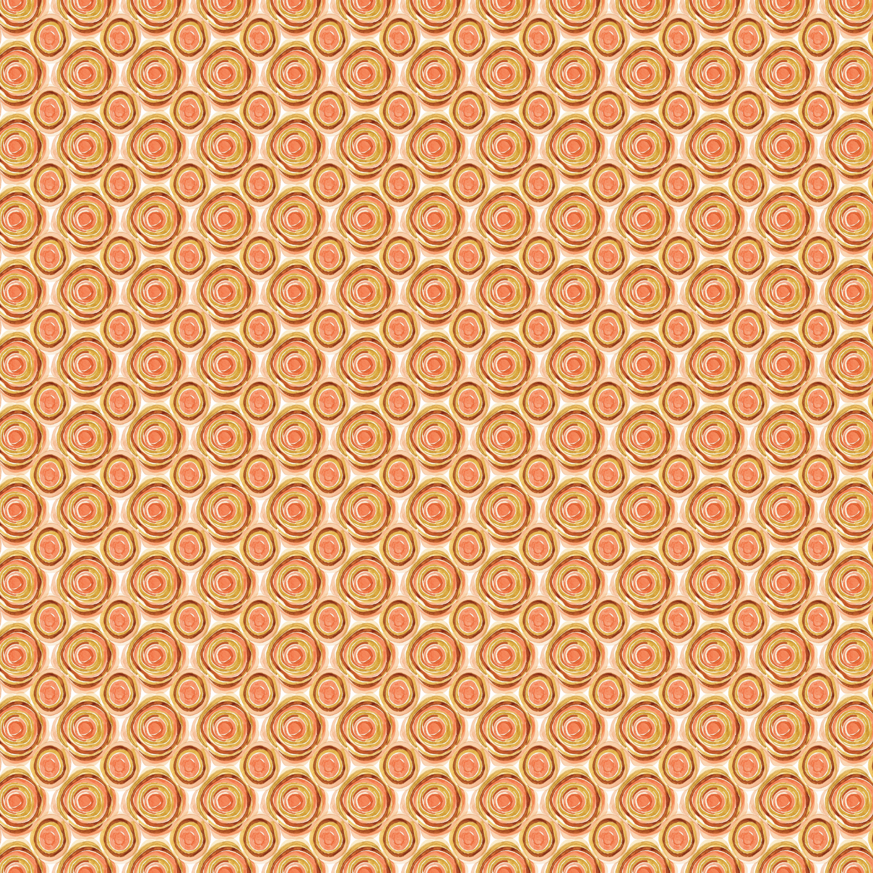 P1258 | Small Retro Autumn Swirls Pattern Acrylic Sheets