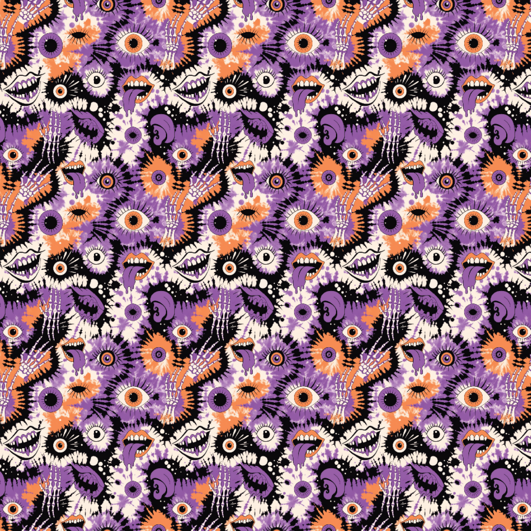 P1318 | Spooky Splatter Pattern Acrylic Sheets