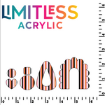 P1316 | Spooky Stripes Pattern Acrylic Sheets