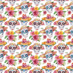 P1475 | Sugar Skulls Pattern Acrylic Sheets