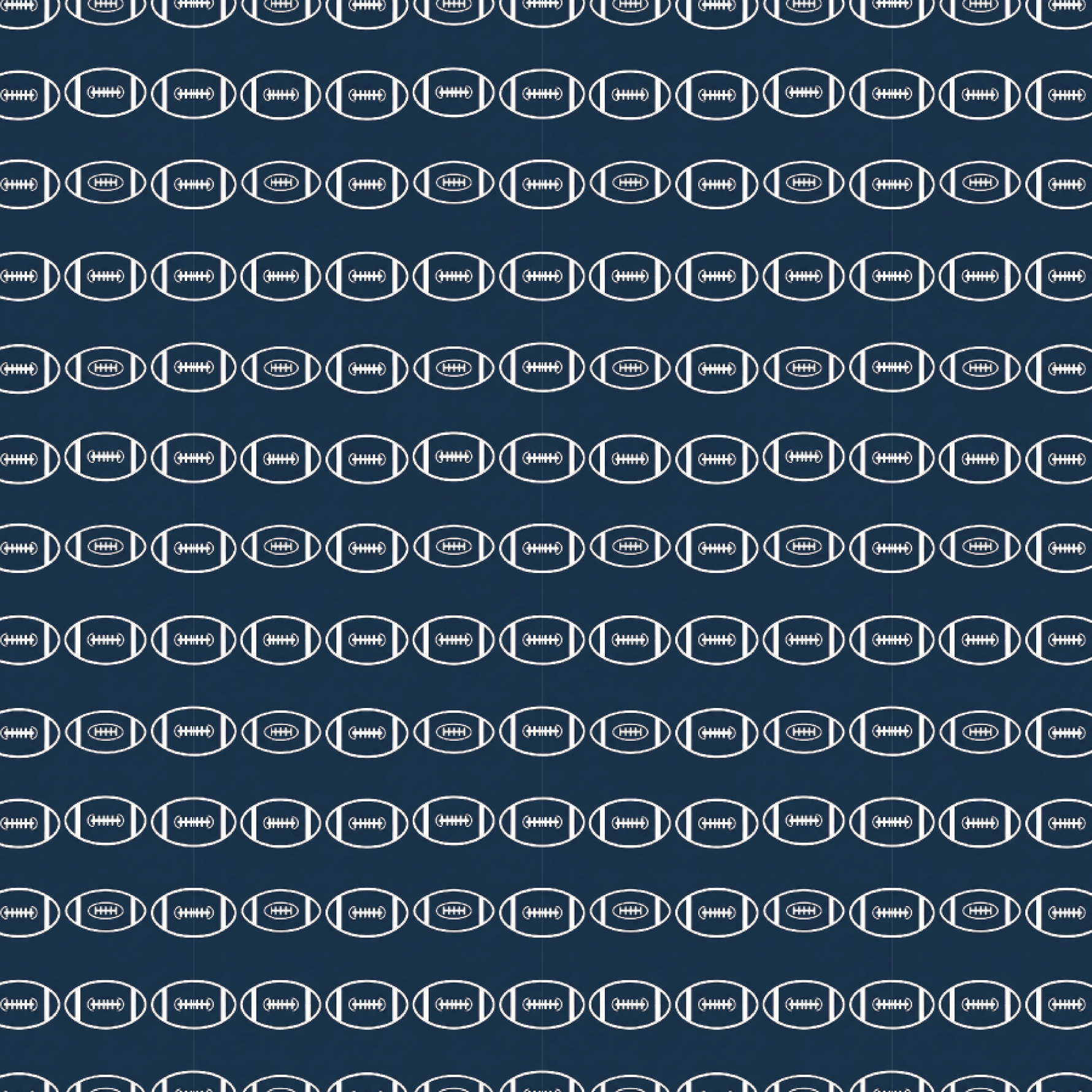 P1322 | White Football on Navy Pattern Acrylic Sheets
