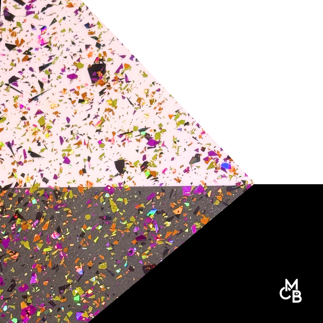 Wicked Whimsy Flake Glitter Acrylic Sheets - CMB Glitter Acrylic Sheets