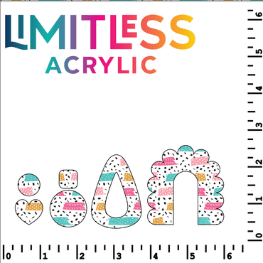 Abstract Doodles 5 Pattern Acrylic Sheets - CMB Pattern Acrylic