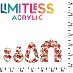 Amaryllis Pattern Acrylic Sheets - CMB Pattern Acrylic