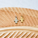 Angel Charms with Attached Jump Rings (Silver or Gold), 5 Total, Metal Blank 175 - 
