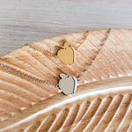 Apple Necklace (Silver or Gold), 1 Total, Metal Blank 105 - 