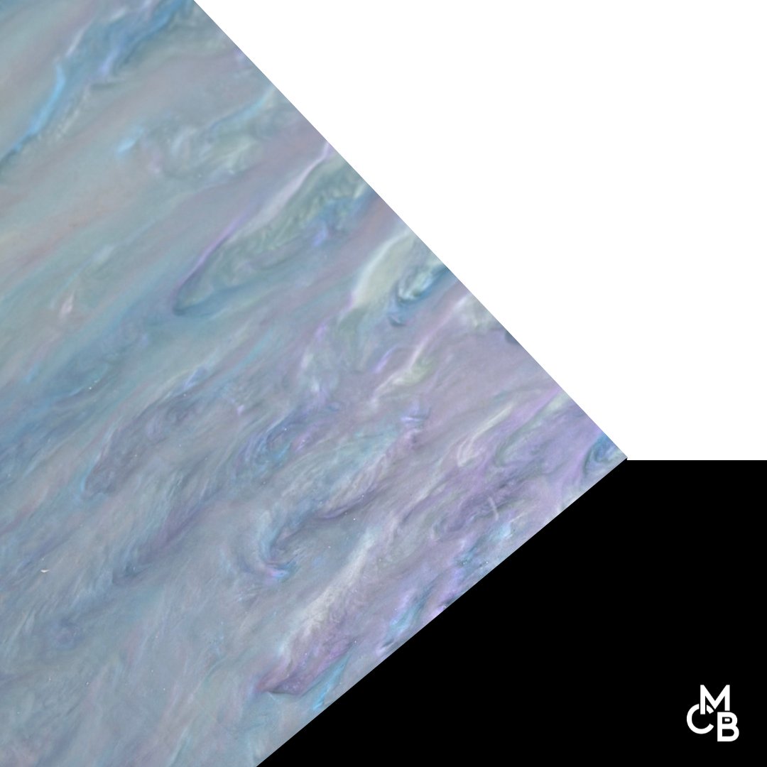 Baby Blue Marbled Glitter Cast Acrylic | Marbled Acrylic Sheet | CMB Acrylic