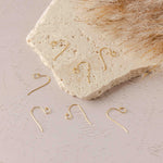Ball Style Large Loop Gold Ear Wires Stainless Steel, 20 Pieces, Earring Hook 51 - 