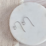 Ball Style Large Loop Silver Ear Wires Stainless Steel, 20 Pieces, Earring Hook 52 - 