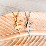 Ballerina Necklace (Silver or Gold), 1 Total, Metal Blank 104 - 