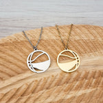 Basketball Necklace (Silver or Gold), 1 Total, Metal Blank 82 - 