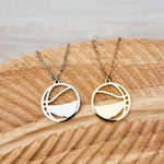 Basketball Necklace (Silver or Gold), 1 Total, Metal Blank 82 - 
