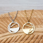 Basketball Necklace (Silver or Gold), 1 Total, Metal Blank 82 - 