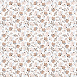Beige Blue Floral Pattern Acrylic Sheets - CMB Pattern Acrylic