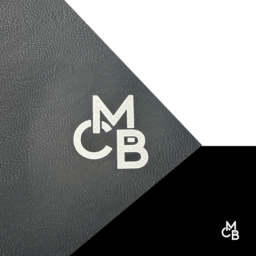 Black Engraves Silver Leatherette Sheets | Premium Quality laser safe leatherette