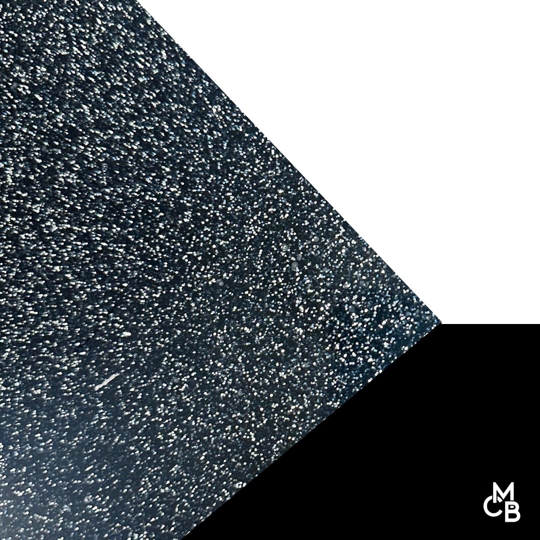 Black Glitter Cast Acrylic | Glitter Acrylic Sheet | CMB Acrylic