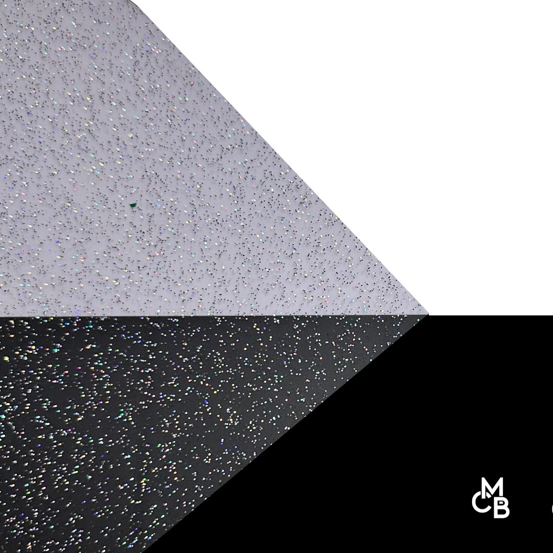 Black Holographic Glitter Jellies Cast Acrylic | Glitter Acrylic Sheet | CMB Acrylic