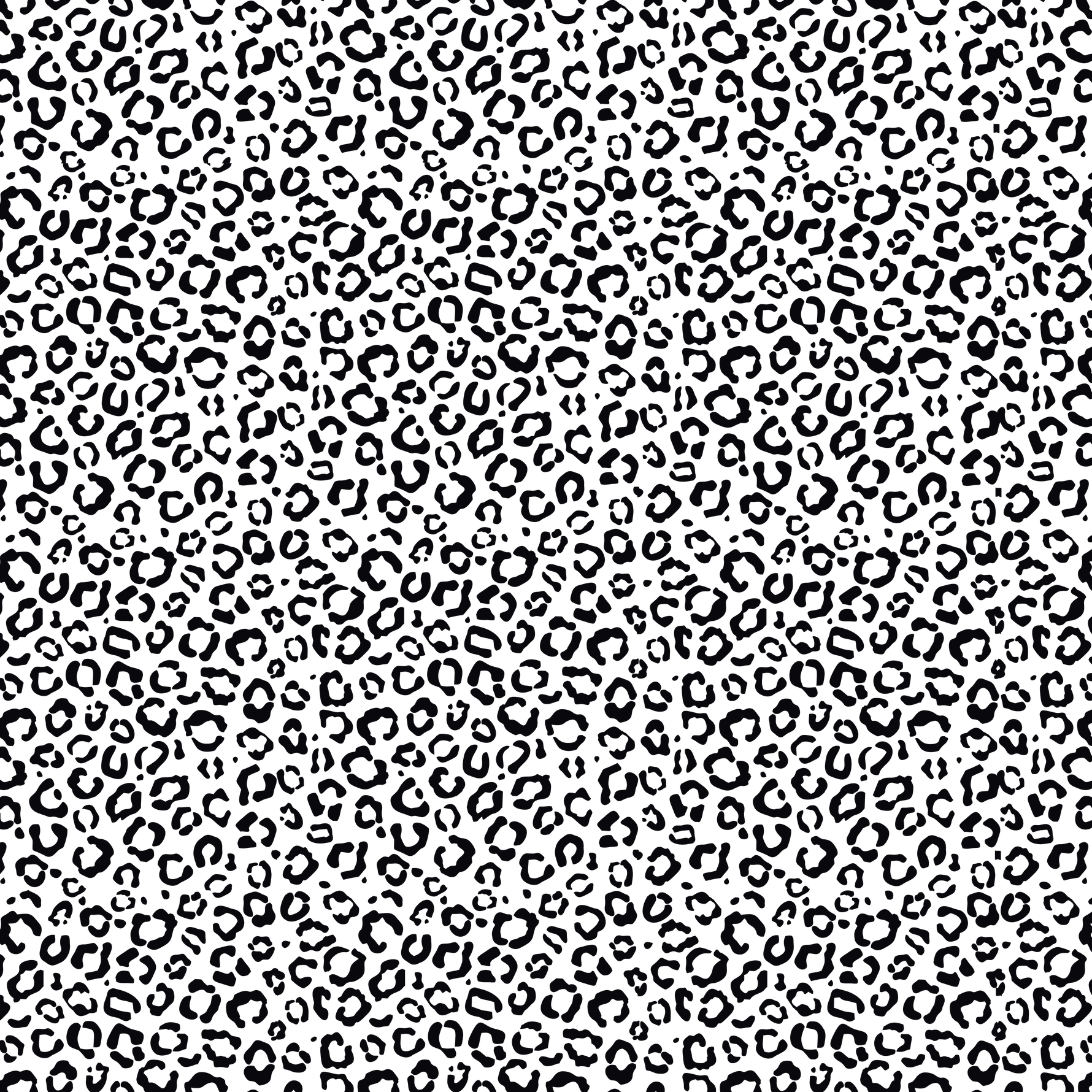 Black Leopard Pattern Acrylic Sheet - CMB Pattern Acrylic