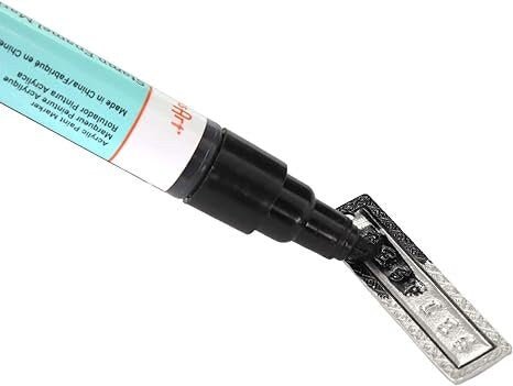 Black Metal Stamp Enamel Marker, Quantity 1, Tool 23 - 