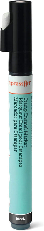 Black Metal Stamp Enamel Marker, Quantity 1, Tool 23 - 