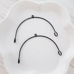 Black Stainless Steel Large Arches, 10 Pieces, Connector 92 - 