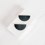 Black Wooden Semicircle Connectors, 10 Pieces, Wood 45 - 