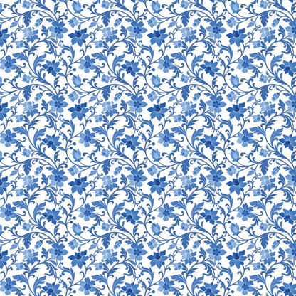 Blue Floral Pattern Acrylic Sheets - CMB Pattern Acrylic
