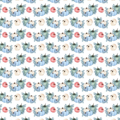 Blue Pumpkin Harvest Acrylic Sheets - CMB Pattern Acrylic