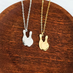 Bowling Pendant Necklace (Silver or Gold), 1 Total, Metal Blank 194 - 