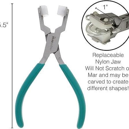 Bracelet Nylon - Jaw Chain - Nose Pliers for Delicate Jewelry, 1 Pair, Tool 25 - 