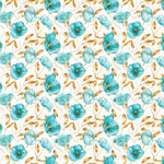 Breakfast Blue Floral Pattern Acrylic Sheets - CMB Pattern Acrylic