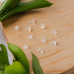 Bulk Bullet Style 6x5mm Clear Silicone Earring Backs, 200 Pieces, Back 1 - 