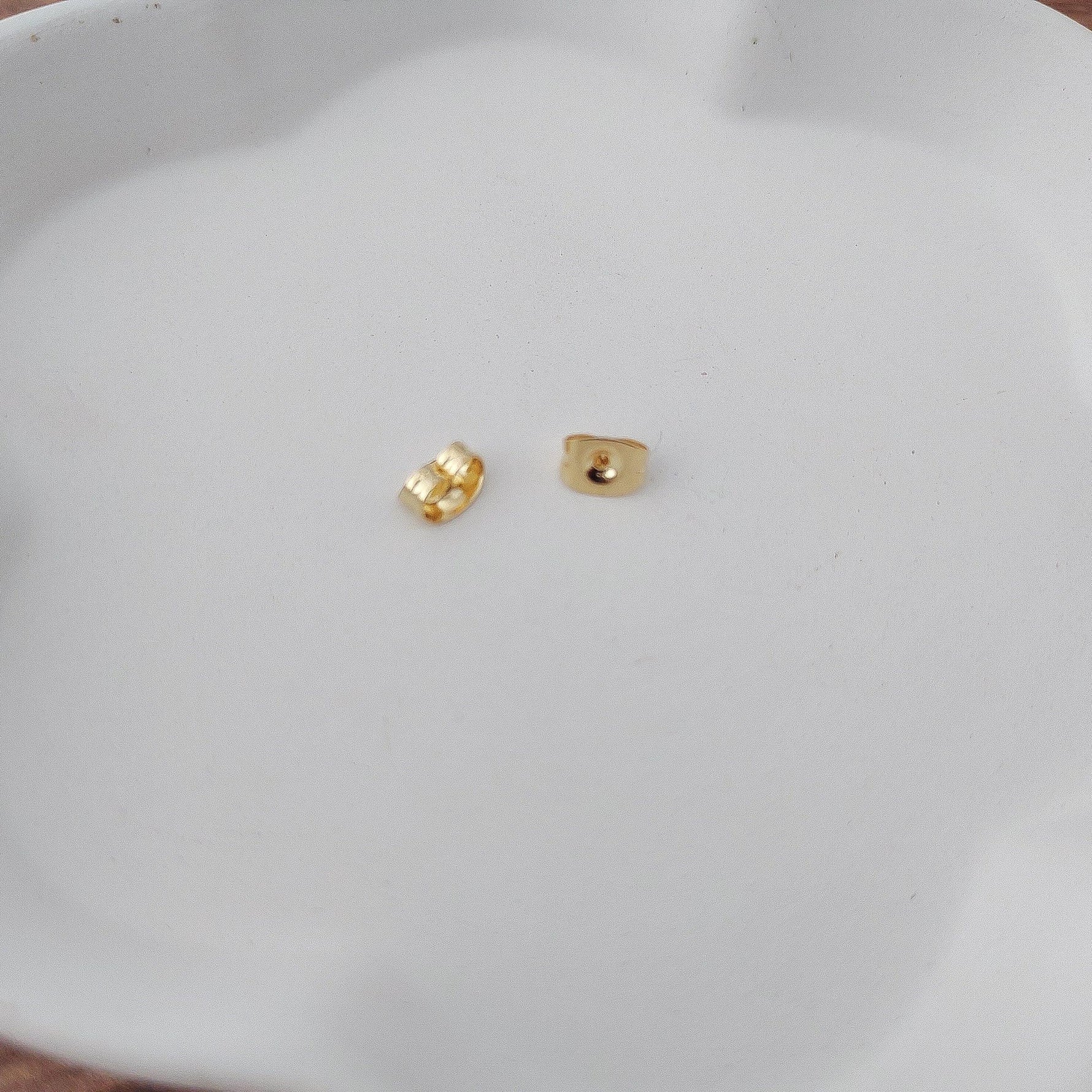 Bulk Gold Butterfly Style Stainless Steel Earring Backs, 100 Pieces, Back 5 - 