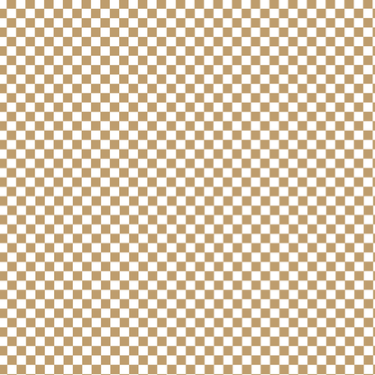 Camel & White Checkered Pattern Acrylic Sheet - CMB Pattern Acrylic