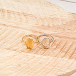 Centered Oval Ring (Silver or Gold, Sizes 6 - 10), 1 Total, Metal Blank 158 - 
