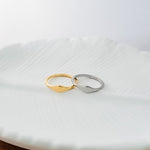 Chevron Ring (Silver or Gold, Sizes 6 - 10), 1 Total, Metal Blank 161 - 