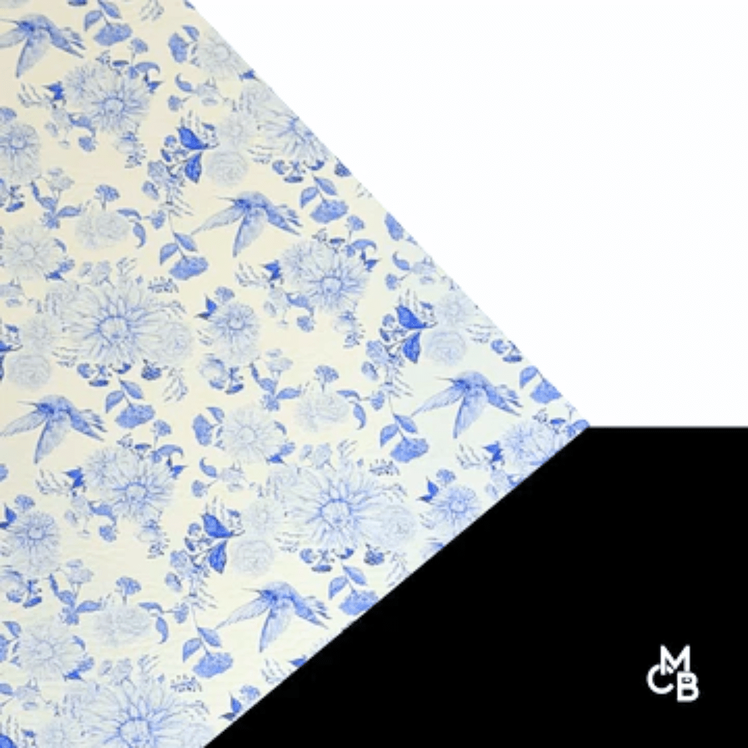 Chinoiserie Leatherette Sheets | Premium Quality laser safe leatherette