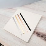 Classic 1/4" Flat Bangle Blank (Silver, Gold, Rose Gold, or Black), 1 Total, Metal Blank 28 - 