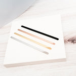 Classic 1/4" Flat Bangle Blank (Silver, Gold, Rose Gold, or Black), 1 Total, Metal Blank 28 - 
