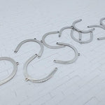 Classic Style Silver Stainless Steel Arch Connector, 10 Pieces, Connector 88 - 